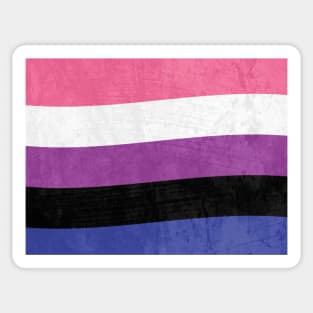 Be Proud of Yourself - Genderfluid Pride Sticker